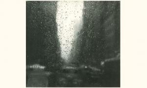 CANNER Irving 1924-1998,la pluie à travers la vitre arrière d'un taxi new ,1948,Piasa FR 2006-05-23