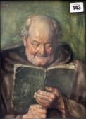 CANNING J 1800-1900,Portrait of a monk reading,Bellmans Fine Art Auctioneers GB 2017-03-14