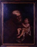CANO Alonso 1601-1667,St Joseph et l'Enfant Jésus,Monsantic BE 2019-06-30