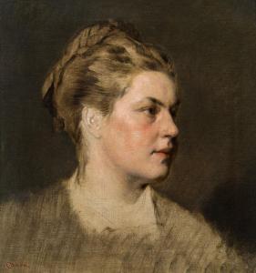CANON Hanus 1884,Female portrait,im Kinsky Auktionshaus AT 2016-02-23