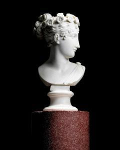 CANOVA Antonio 1757-1822,'ideal' bust of 'The Head of a Dancer',1820-30,Bonhams GB 2023-07-12