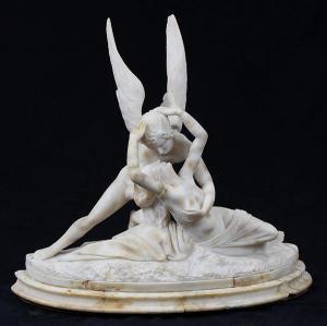 CANOVA Antonio 1757-1822,Cupid and Psyche,Clars Auction Gallery US 2015-10-18
