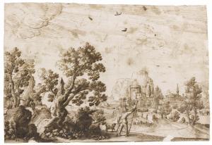 CANTAGALLINA Remigio 1582-1656,A WOODED LANDSCAPE,Sotheby's GB 2017-01-25