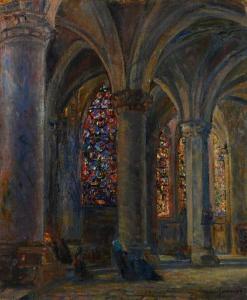 CANTE Charles 1903-1981,Intérieur de la cathédrale de Chartres,Toledano FR 2017-12-09