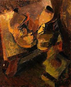CANTE Charles 1903-1981,Nature morte aux chaussures,Toledano FR 2017-12-09