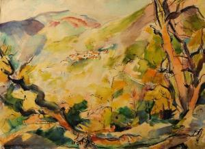CANTE Charles 1903-1981,Paysage de montagne,Toledano FR 2017-12-09