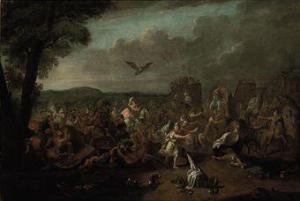 CANTELBEECK Henri 1690-1720,The Battle of Issus,Christie's GB 2010-10-29
