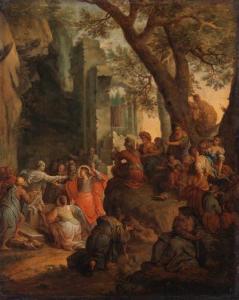 CANTELBEECK Henri 1690-1720,The Raising of Lazarus; and Christ healing the Sic,Christie's 1999-12-17