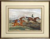 CANTELO C 1800-1800,Steeplechase scenes, a pair,1868,Bonhams GB 2012-10-31