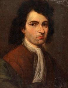 CANTI Giovanni 1653-1716,Portrait d'homme en veste brune et foulard blanc (,Rossini FR 2021-02-23