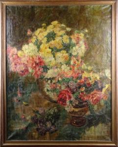 CANTINEAU Virgile 1864,Vase fleuri,Monsantic BE 2023-02-12