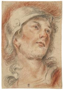 CANUTI Domenico Maria 1625-1684,Head of a soldier wearing a helmet,Christie's GB 2024-02-01