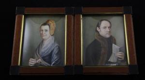 CANZI August 1808-1866,Miniatures of a lady and gentleman,Gorringes GB 2014-02-05