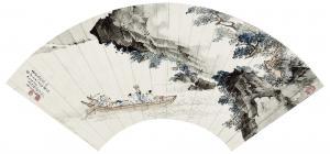 CAO XU 1899-1961,Travel to the Red Cliff Fan leaf,1936,Christie's GB 2022-09-01