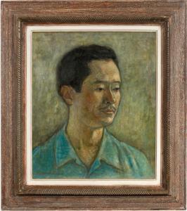 CAODAM VU 1908-2000,Portrait de Monsieur Nguyễn Hữu Hợp,Aguttes FR 2024-03-07