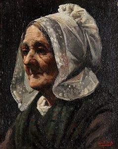 CAP Constant 1842-1915,Vieille femme d'Anvers,Bernaerts BE 2016-05-03