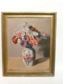 CAPELLE Aristide 1863-1948,Vase fleuri,Legros BE 2012-04-19