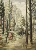 CAPEY Reco 1895-1961,A WOODED LANSCAPE WITH A FIGURE,Sworders GB 2016-02-02