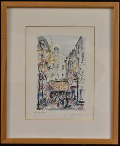 CAPINERI Giuseppe 1923-1994,Place Plassy Paris M-1,Bamfords Auctioneers and Valuers GB 2018-11-07