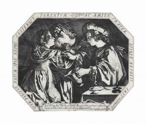 CAPITELLI Bernardino 1589-1639,Lot and his Daughters,1630,Christie's GB 2017-01-25