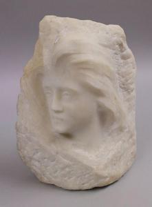 CAPONI F 1900-1900,Figurant une tête de femme de profil,Eric Caudron FR 2019-06-28