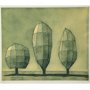 CAPORAEL Suzanne 1949,The Architecture of Trees: Eucalyptus,1991,Ripley Auctions US 2024-03-30