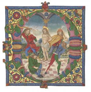 CAPORALI Bartolomeo 1420-1505,The Flagellation,1485,Christie's GB 2022-07-13