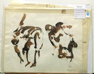 CAPOZIO Joe 1927,Depicting figure motion studies,Clars Auction Gallery US 2007-06-02