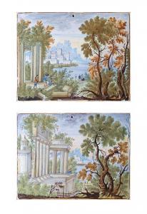 CAPPELLETTI Nicola 1700-1700,paesaggi con ruderi e figure,Gliubich Casa d'Aste IT 2021-12-17