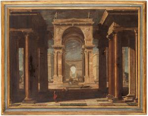 CAPPELLI Pietro 1646-1724,Capriccio architettonico,Wannenes Art Auctions IT 2023-05-18