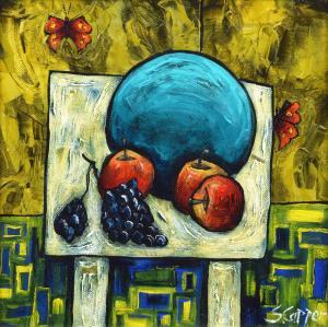 CAPPER Steve 1944,Still Life with Grapes,Peter Wilson GB 2024-03-28