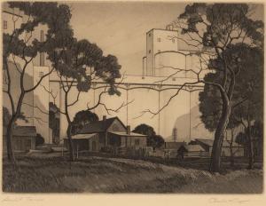 CAPPS Charles 1898-1981,Sunlit Towers,1954,Cottone US 2022-06-08