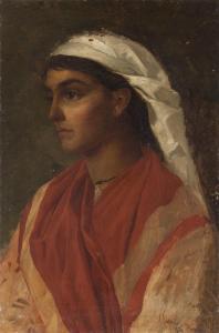 CAPRILE Vincenzo 1856-1936,Volto di Donna,1879,Wannenes Art Auctions IT 2012-05-29