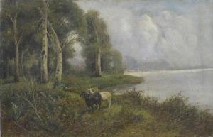 CAPUANO Francesco 1854-1908,Scorcio di paesaggio con lago,Meeting Art IT 2016-09-21