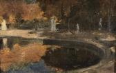 CAPUTO Ulisse 1872-1948,I giardini di Versailles,Errico casa d'aste IT 2021-04-17