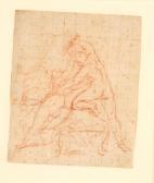 CARACCI Agostino,Study of a male nude attacking a female nude,1647,Skinner US 2023-12-19