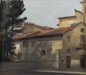 CARACCIOLO Niccolo d Ardia,The Artist's Studio at Piazza della Calze, Florenc,1977,Adams 2023-05-31