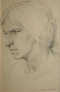 CARACCIOLO Niccolo d Ardia 1941-1989,YOUNG MALE,1967,De Veres Art Auctions IE 2011-05-17
