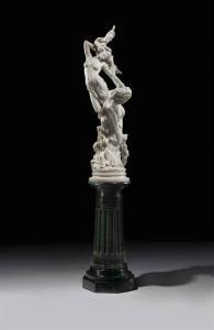 CARADOSSI Vittorio 1861-1909,FIGURAL GROUP OF TWO NEIREDS,c.1900,Christie's GB 2015-10-21