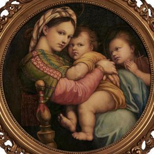 CARBONE Carmine Albert 1901-1985,After Raphael's Madonna della Sedia,Skinner US 2023-05-02
