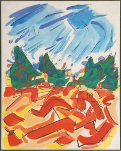 CARBONE Francesco 1945,Contemporary Joyous Summer 1960".,1960,Eldred's US 2020-05-14