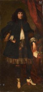 CARBONE Giovanni Bernardo 1616-1683,PORTRAIT D\’HOMME TENANT UNE LETTRE ADRESSÉE ,Millon & Associés 2021-06-28