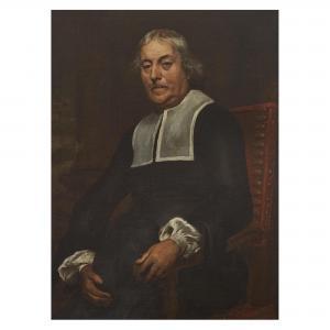 CARBONE Giovanni Bernardo 1616-1683,RITRATTO MASCHILE CON CAGNOLINO NERO,Pandolfini IT 2022-05-11