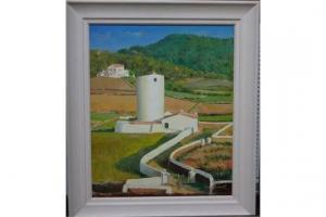 CARBONELL M,Farmstead with silo,1977,Bellmans Fine Art Auctioneers GB 2015-04-22