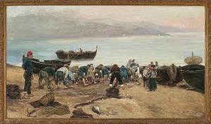 CARBONELL Y SELVA Miguel 1855-1896,Fishermen,1872,Balclis ES 2014-12-17