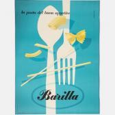 CARBONI Erberto 1899-1984,Barilla la Pasta del Buon Appetito,1952,Gray's Auctioneers US 2019-06-26