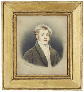 carbonnier Casimir 1787-1873,Portrait of a gentleman,1826,Rosebery's GB 2020-10-17