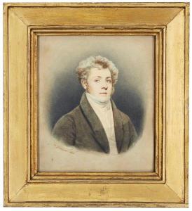 carbonnier Casimir 1787-1873,Portrait of a gentleman,1826,Rosebery's GB 2020-03-25