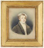 carbonnier Casimir,Portrait of a gentleman, quarter-length turned to ,1826,Rosebery's 2020-06-04