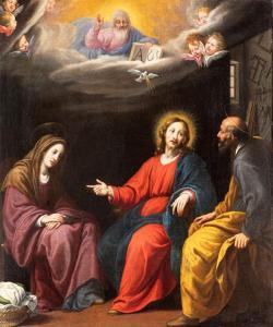 CARDI Ludovico,Sacra Famiglia con Dio Padre e lo Spirito Santo,Casa d'Aste Arcadia 2024-04-17
